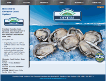Tablet Screenshot of clevedonoysters.com